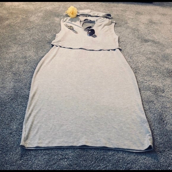 Jersey Dress with Hoodie - Picture 3 of 6